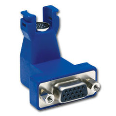 Hubbell 15N6P1 VGA Plug-n-Play, 15-Pin to 8-Pin AV Connector - Angled 90 Degrees