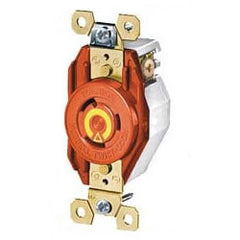 Hubbell IG2620 30 AMP, 250V, Single Flush Receptacle with Isolated Ground