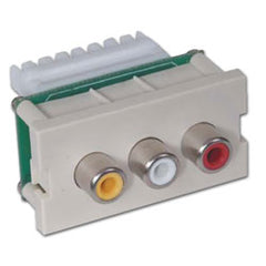 Hubbell IMR1101AL RCA Composite Video with Left / Right Audio to 110 Termination Module
