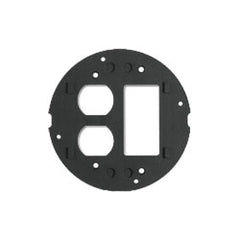 Hubbell S1SPDUSL SystemOne Duplex and Decorator Opening Sub-Plate