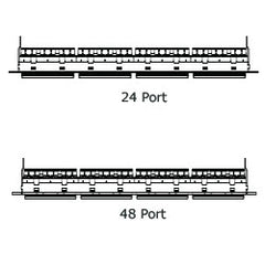 Leviton 6A586-U48 eXtreme CAT 6A 110-Style Patch Panel