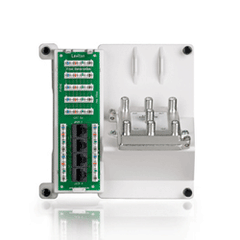 Leviton 47603-DP6 Compact Series: 1 x 4 Combo Bridged Phone and Data Board 6-way Video Splitter