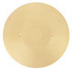 Hubbell FF2BRS FRPT Low Voltage Large Capacity Brass Finished Aluminum Cover