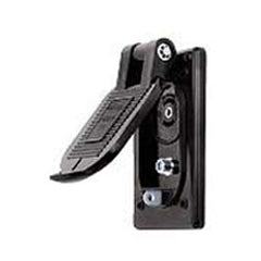 Hubbell PH6597TV Black Polycarbonate Combination Telephone/TV Outlet