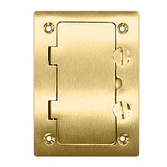 Hubbell S3826 Flush Concrete Rectangular Floor Box Cover with Styleline Flap