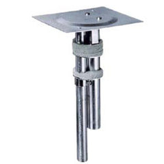 Hubbell PT27A Pedestal Series Painted Aluminum 2" Through-Floor Fitting Poke-Through