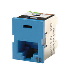Legrand - Ortronics OR-TJ610-36 Clarity™ 10G TracJack™, T568A/B, 180 Degree, Blue