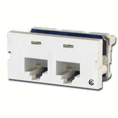 Legrand - Ortronics OR-S22600 Series II, Two-port Clarity™ 6,T568A/B, 180 degree