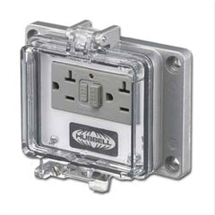 Hubbell PR20 Panel-Safe 20A 125V, GFCI with In-Cabinet Receptacle