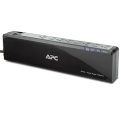 Schneider Electric P8V Premium Audio/Video Surge Protector 8 Outlet with Coax Protection, 120V