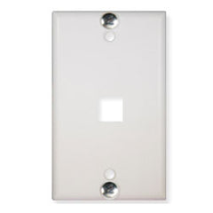 ICC IC107FFW 1- Port Flush Telephone Wall Plate