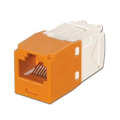 Panduit® CJK688TGOR Mini-Com TX6 Plus Keyed UTP Jack Module
