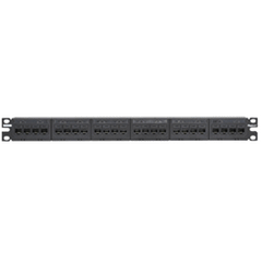Panduit® CPPK6G24WBL Mini-Com® TX6 PLUS Modular 24 Port Patch Panel
