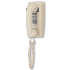 Cortelco 2554 Series Single-Line Wall Phone with Electronic Ringer