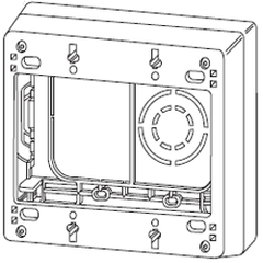 Legrand - Wiremold NM2044-2 Two-Gang Extra Deep Device Box