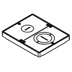 Legrand - Wiremold FPFFT Floorport Series Flangeless Furniture Feed Cover Assembly