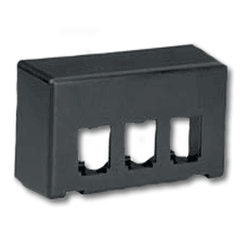 Panduit® CFFPKE3BL Mini-Com Snap-On Modular Furniture Faceplates