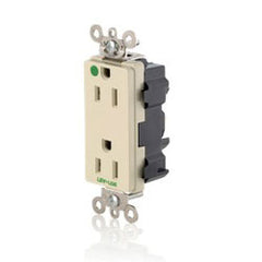 Leviton M1626-HG0 Lev-Lok Decora Plus Straight Blade Receptacle