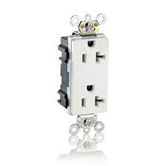 Leviton M1626 Lev-Lok Decora Plus 15 Amp Commercial Grade Duplex Modular Receptacle