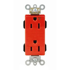 Leviton M1626-IG Lev-Lok Decora 15 Amp 125 Volt Industrial Grade Modular Duplex Receptacle
