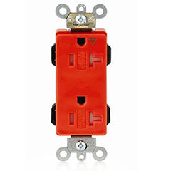 Leviton MT163-IGE Lev-Lok Decora 20 Amp Industrial Grade Tamper Resistant Modular Duplex Receptacle