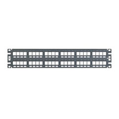 Panduit® NKPP48FMY NetKey 48-Port Flush Mount Modular Patch Panel