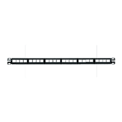 Panduit® NKFP24Y NetKey 24-Port Modular Faceplate Patch Panel