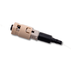 Hubbell FCSTSM12 2CLICK Connector, ST-Style, Singlemode with Blue Housing (Package of 12)