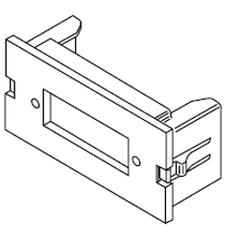 Legrand - Wiremold CM2-U2SC CM Series™ 2A Unloaded Duplex SC Adapter Module
