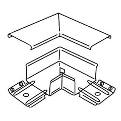 Legrand - Wiremold G3011E 3000® Series Flat Elbow Fitting