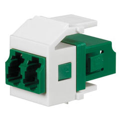 Panduit® NKHCGRLCZ Netkey Keyed C Duplex LC Adapter Module with Zirconia Split Sleeves