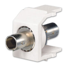 Panduit® NKSTM Netkey ST Simplex Multimode Adapter Keystone Module with Phosphor Bronze Split Sleeves