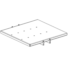 Panduit® SRM19X18A1 Rack Mount 19" Adjustable Shelf 1 RU