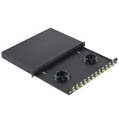 Panduit® NKFD1W6EIDSC NetKey Pre-Loaded Fiber Drawer with SC Duplex Adapters for 62.5/125um OM1 Multimode