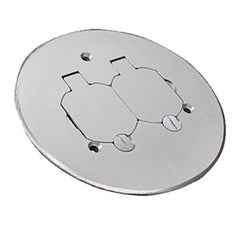 Legrand - Wiremold 895 Brass or Brushed Aluminum Duplex Cover Plate