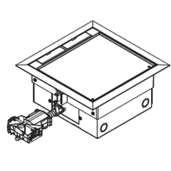 Legrand - Wiremold AC10105-2 AC Series Raised Floor Box