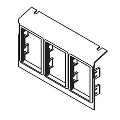 Legrand - Wiremold C8005P-3ACT AC Series™ Communication Plate