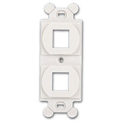 Panduit® NK2106MF NetKey Screw Mount “106” Duplex Module Frame Faceplate
