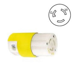 Hubbell HBL47CM29C Twist-Lock Chem-Marine Connector Body