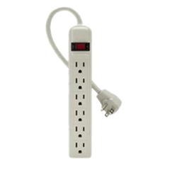 MISC F9P609-05R-DP 6 0utlet Cord Power Strip