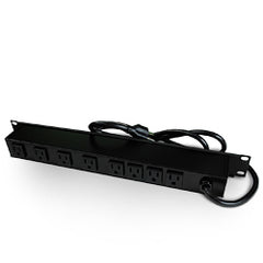 Legrand - Wiremold R8BZ Rack Mount Plug-In Outlet Center® with Eight 15 Amp Rear Outlets and Computer Grade Surge Protector