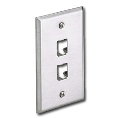 Panduit® CFP2SY Mini-Com Stainless Steel Faceplates