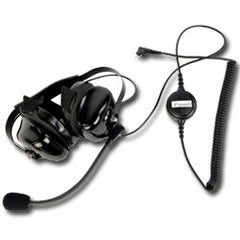Impact Radio Accessories PDM-1-NC Platinum Series Behind the Head Double Muff Heavy Duty Noise Cancelling Headset