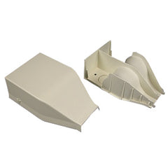 Legrand - Wiremold 2310DFO 2300D Series Radiused Divided Entrance End Fitting