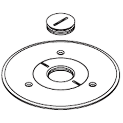 Legrand - Wiremold 896CK-1 880 Series Brass Cover Plate