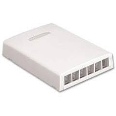 Panduit® NK6BXEI-AY NetKey 6-Port Surface Mount Box