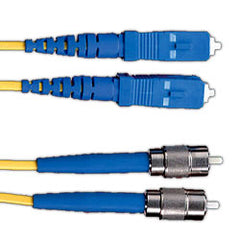 Panduit® F9D3-4M2Y SC to FC Singlemode Duplex Hybrid Patch Cord
