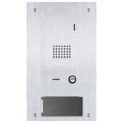 Aiphone IS-SS-HID-I IS Series Stainless Steel Flush Mount Audio Door Station with HID iCLASS Reader