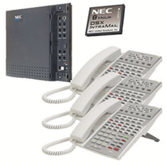 NEC 1091026 DSX40 and IntraMail with 3 34 button Phones