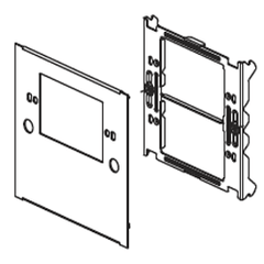 Legrand - Wiremold G4047C-1 One-Gang Overlapping Device Plate